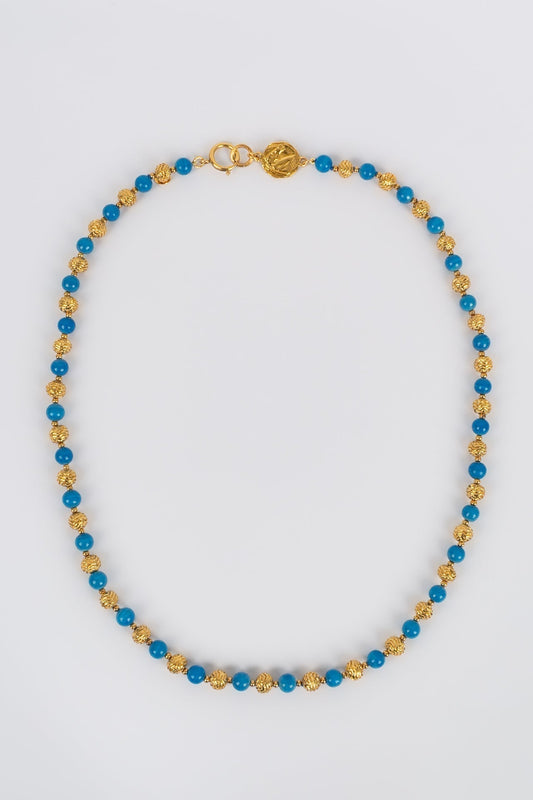 Collier bleu Chanel