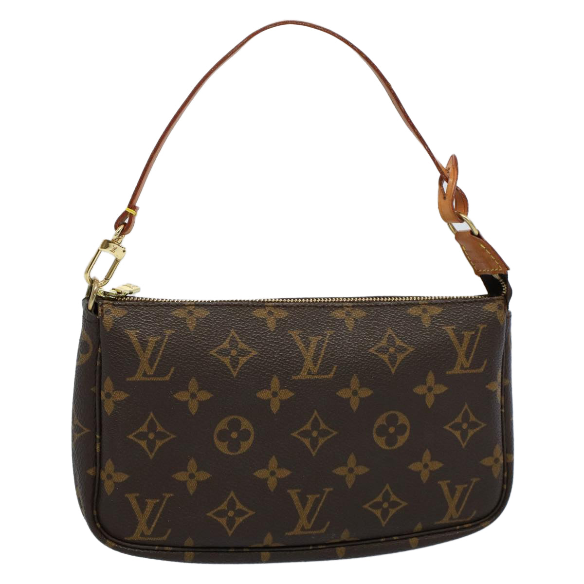 Louis Vuitton Pochette Accessoire  Canvas Clutch Bag ()