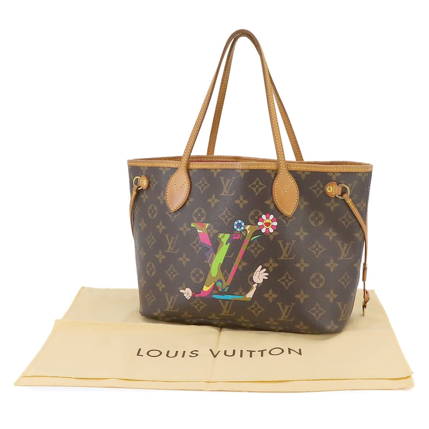 Louis Vuitton Neverfull  Canvas Tote Bag ()