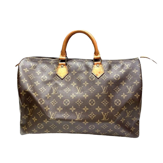 Louis Vuitton Speedy 40  Canvas Handbag ()