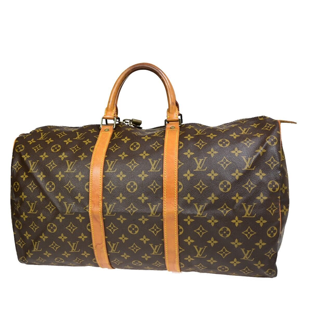 Louis Vuitton Keepall 50  Canvas Travel Bag ()