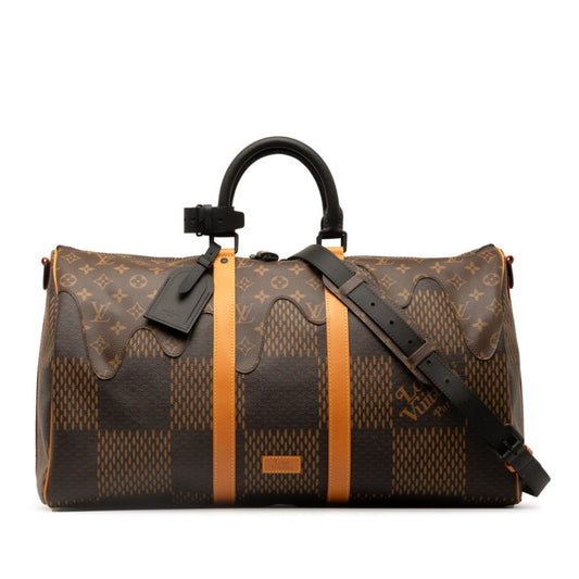 Louis Vuitton Keepall Bandouliere 50  Canvas Travel Bag ()
