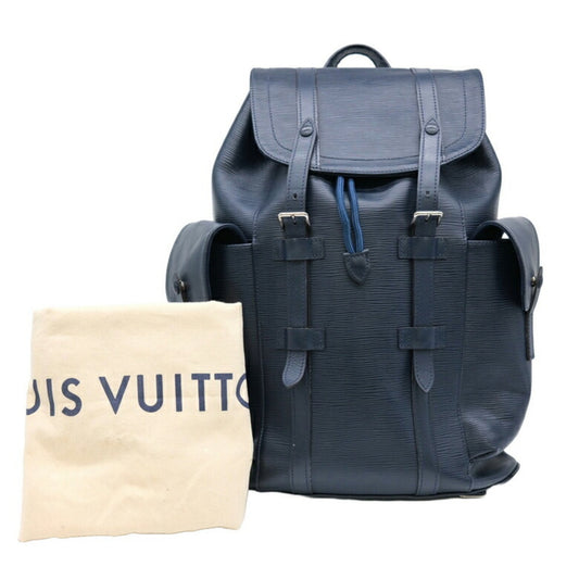 Louis Vuitton Christopher  Leather Backpack Bag ()
