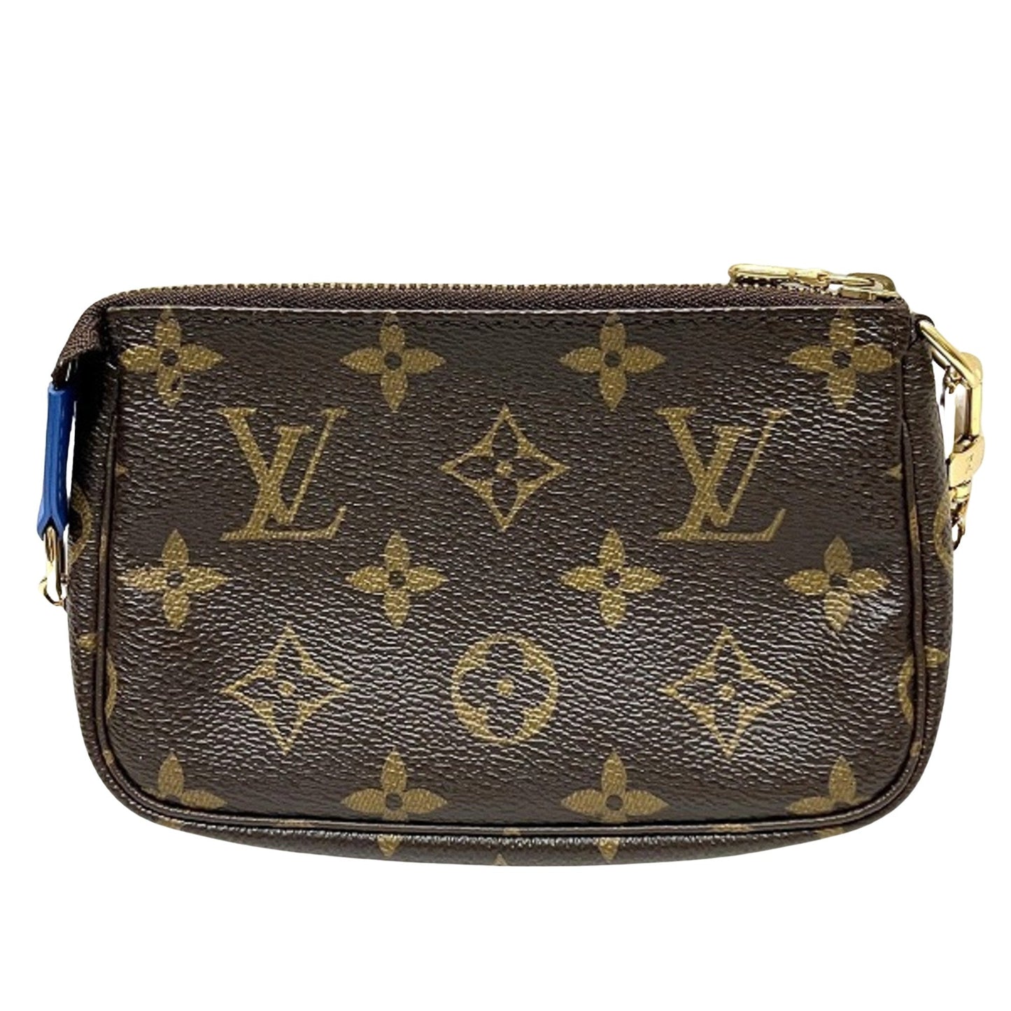 Louis Vuitton Mini Pochette Accessoires  Canvas Clutch Bag ()