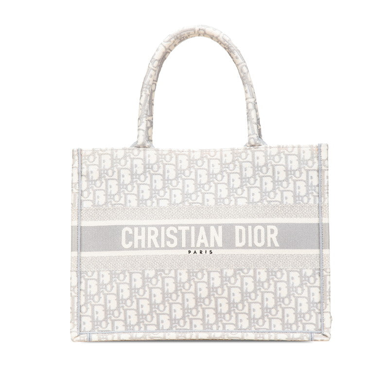 Christian Dior Book Tote Oblique Canvas Tote Bag