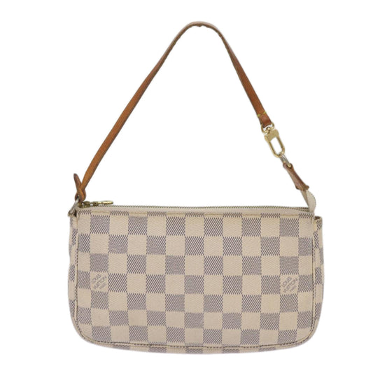 Louis Vuitton Pochette Accessoire  Canvas Clutch Bag ()