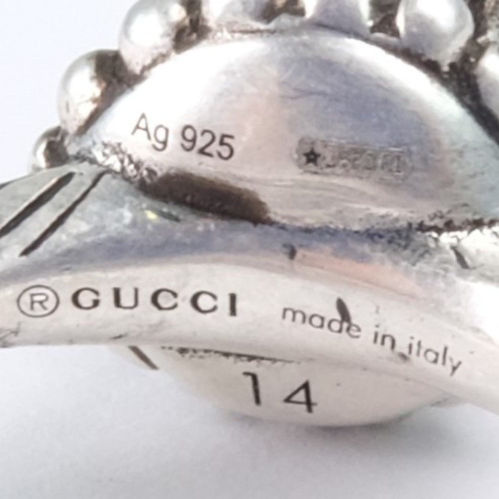 Gucci Silver Silver Ring Jewelry ()