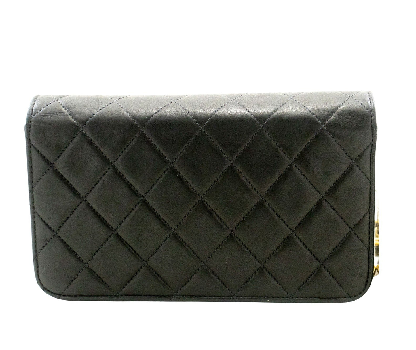 Chanel Black Leather Shoulder Bag ()