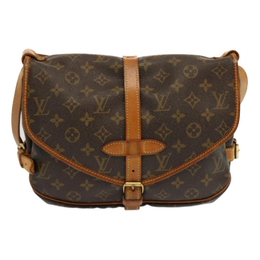 Louis Vuitton Saumur  Canvas Shoulder Bag ()