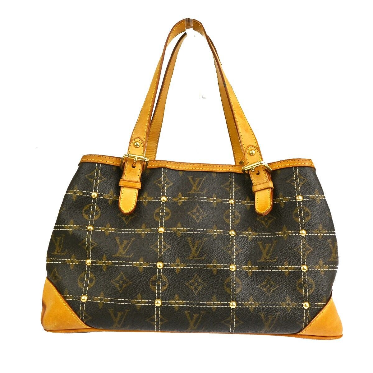 Louis Vuitton Rivets  Canvas Shoulder Bag ()