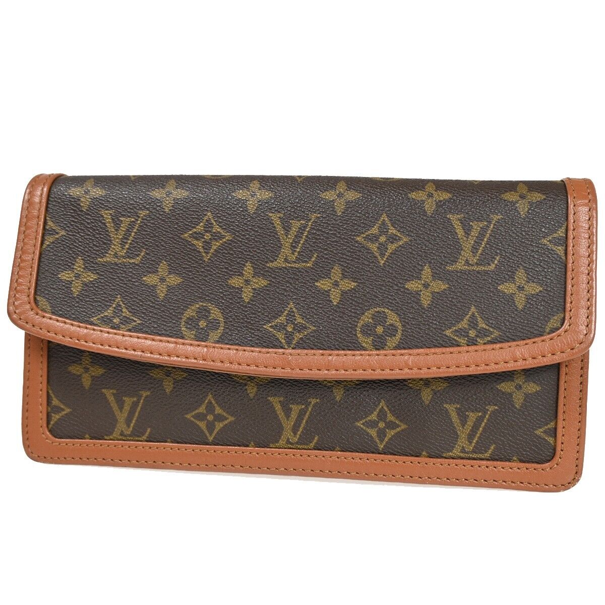 Louis Vuitton Pochette Dame  Canvas Clutch Bag ()