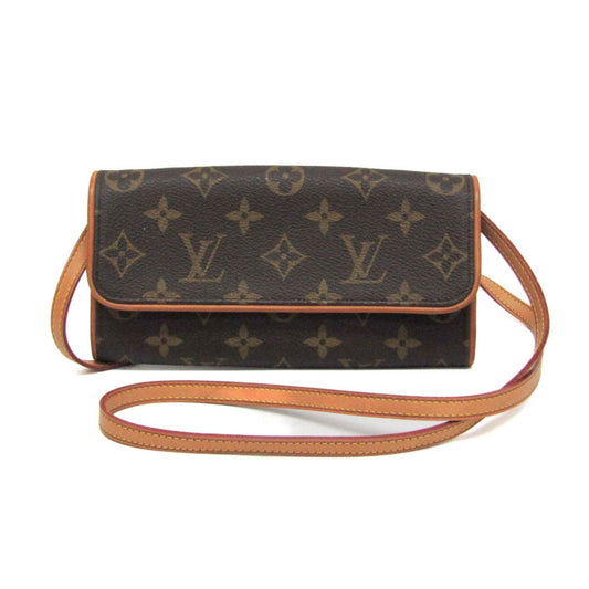 Louis Vuitton Pochette Twin  Canvas Shoulder Bag ()