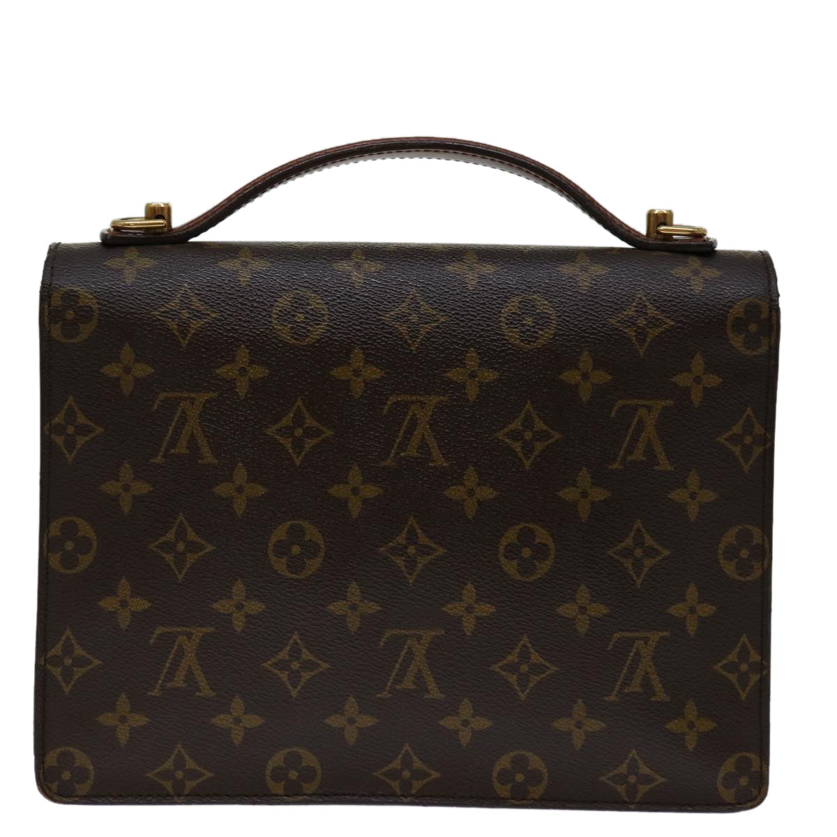 Louis Vuitton Monceau  Canvas Shoulder Bag ()