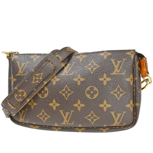 Louis Vuitton Pochette Accessoires  Canvas Clutch Bag ()