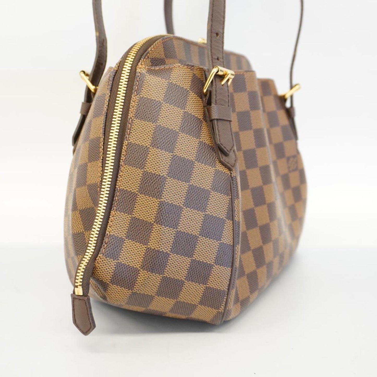 Louis Vuitton Belem Mm  Canvas Shoulder Bag ()
