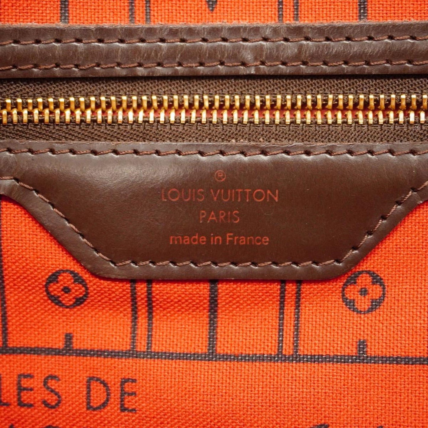 Louis Vuitton Neverfull Mm  Canvas Tote Bag ()