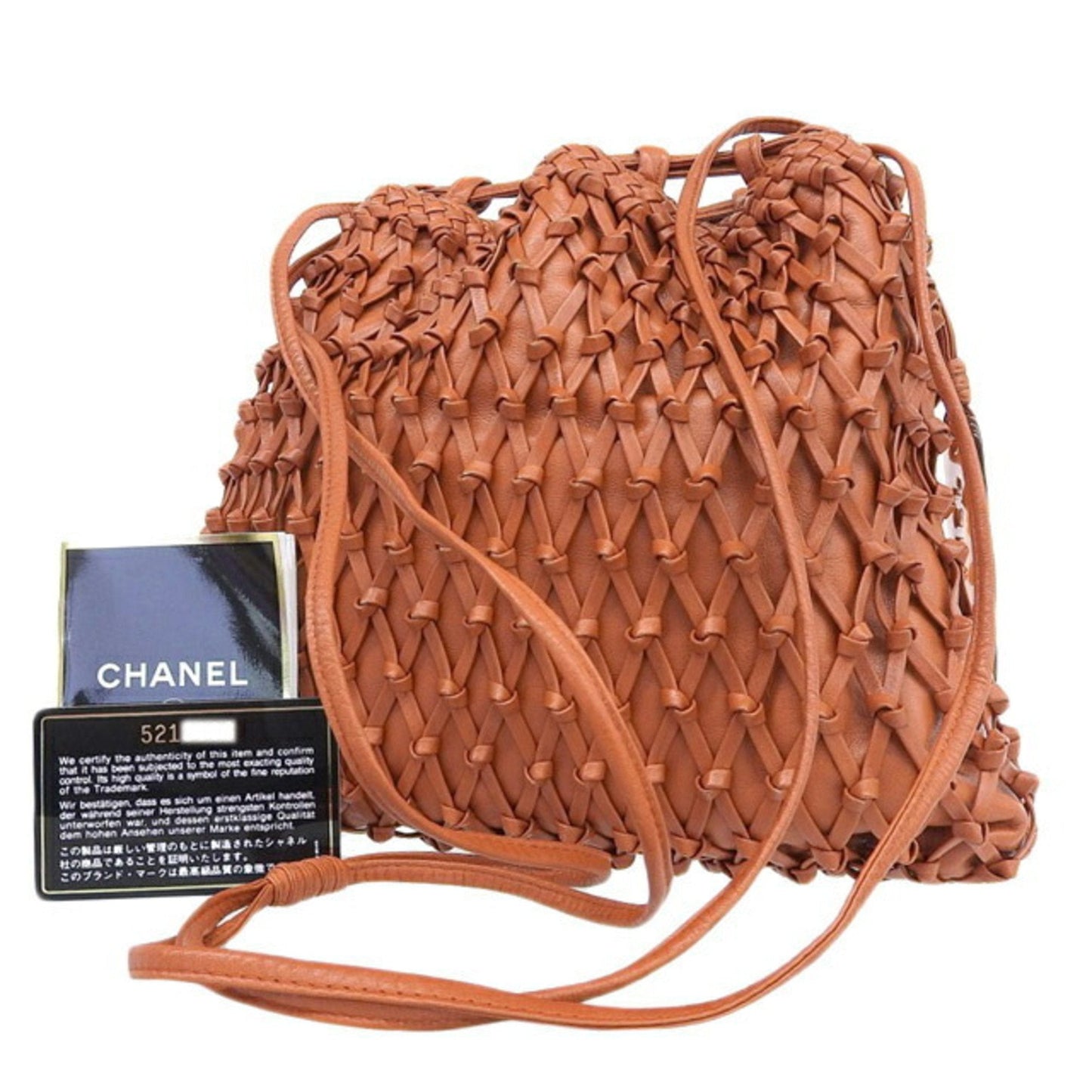 Chanel Brown Leather  shoulder bag