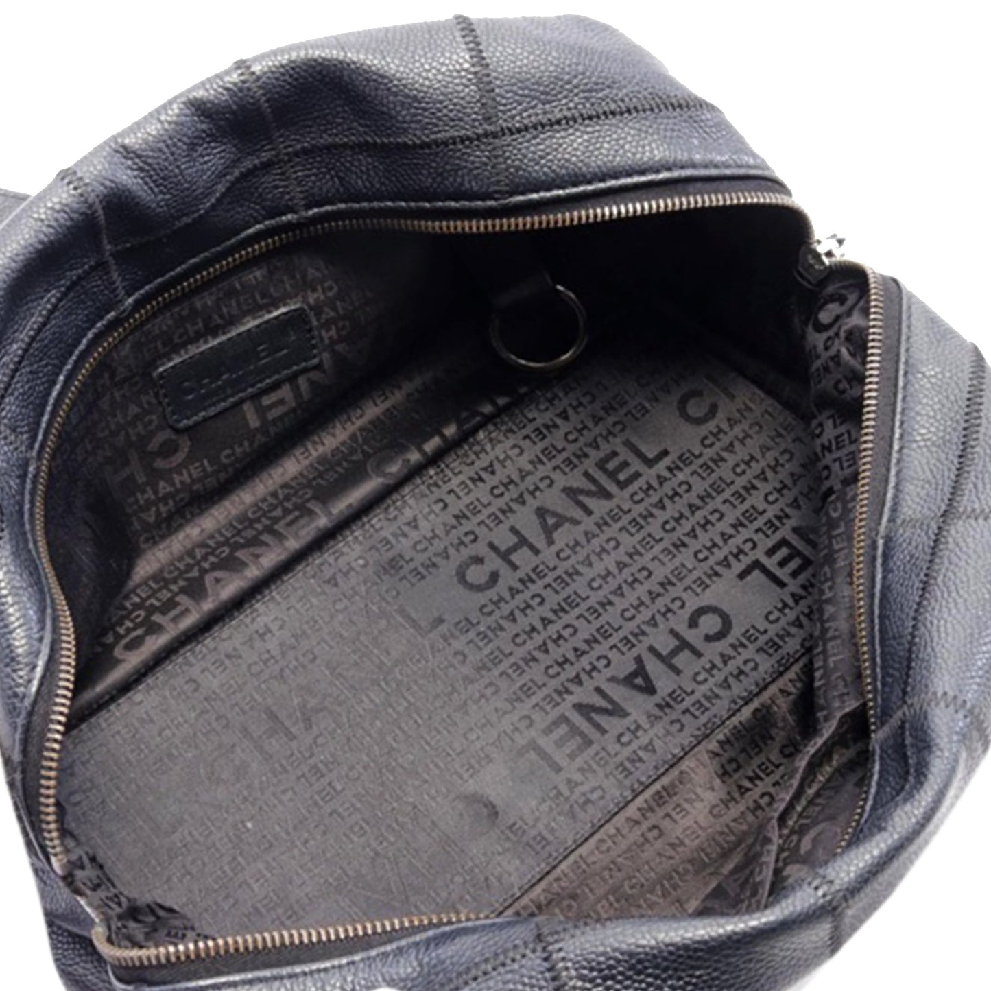 Black Chanel Choco Bar Caviar Shoulder Bag