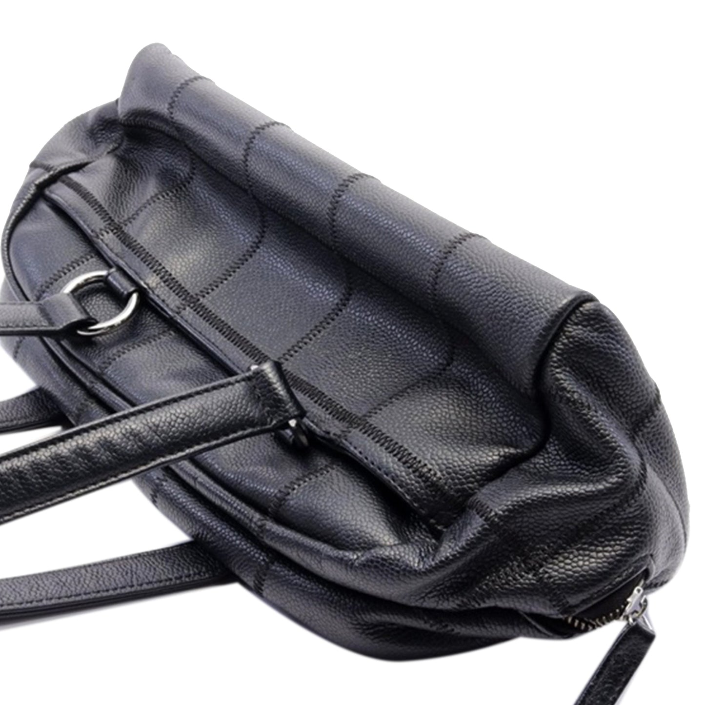 Black Chanel Choco Bar Caviar Shoulder Bag