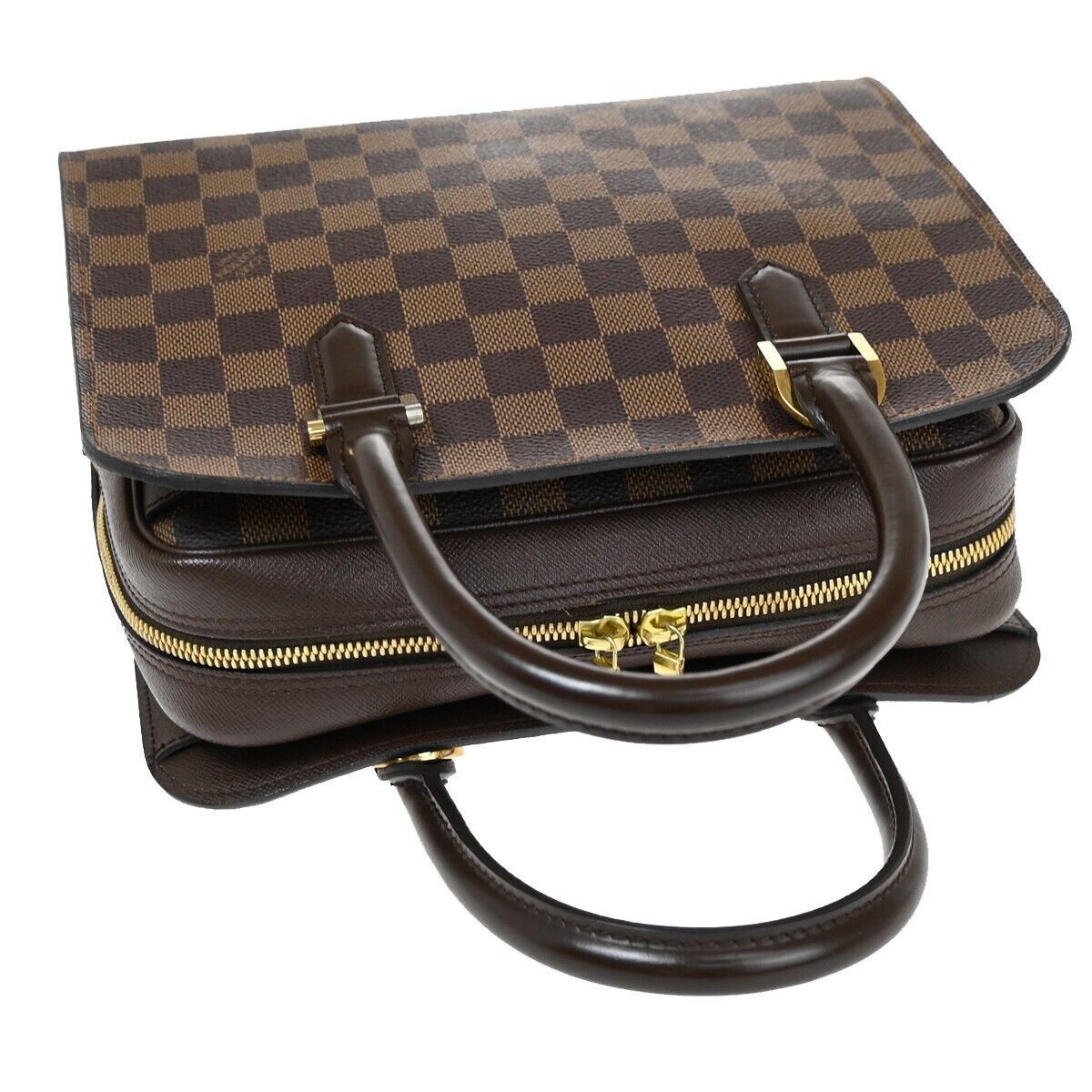 Louis Vuitton Triana  Canvas Handbag ()