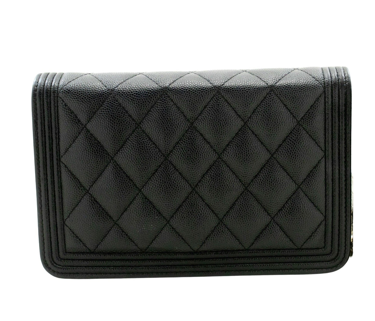 Chanel Black Leather Shoulder Bag ()