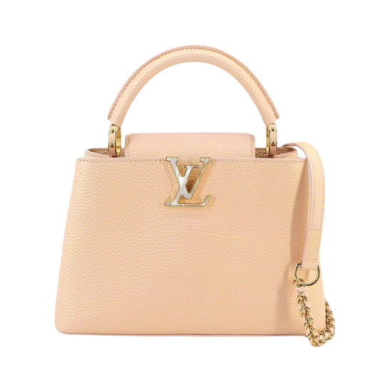 Louis Vuitton Capucines  Leather Shoulder Bag ()