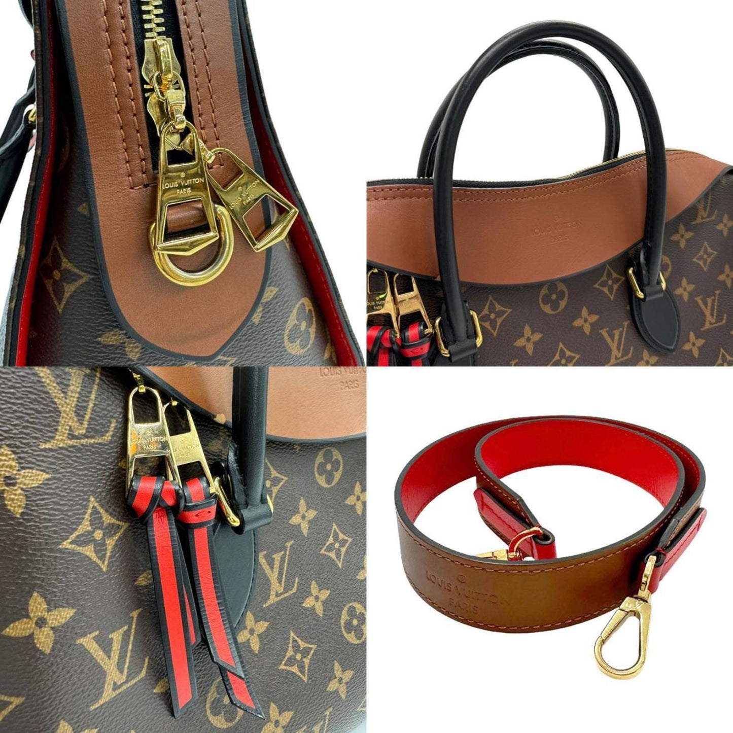 Louis Vuitton Tuileries  Canvas Shoulder Bag ()