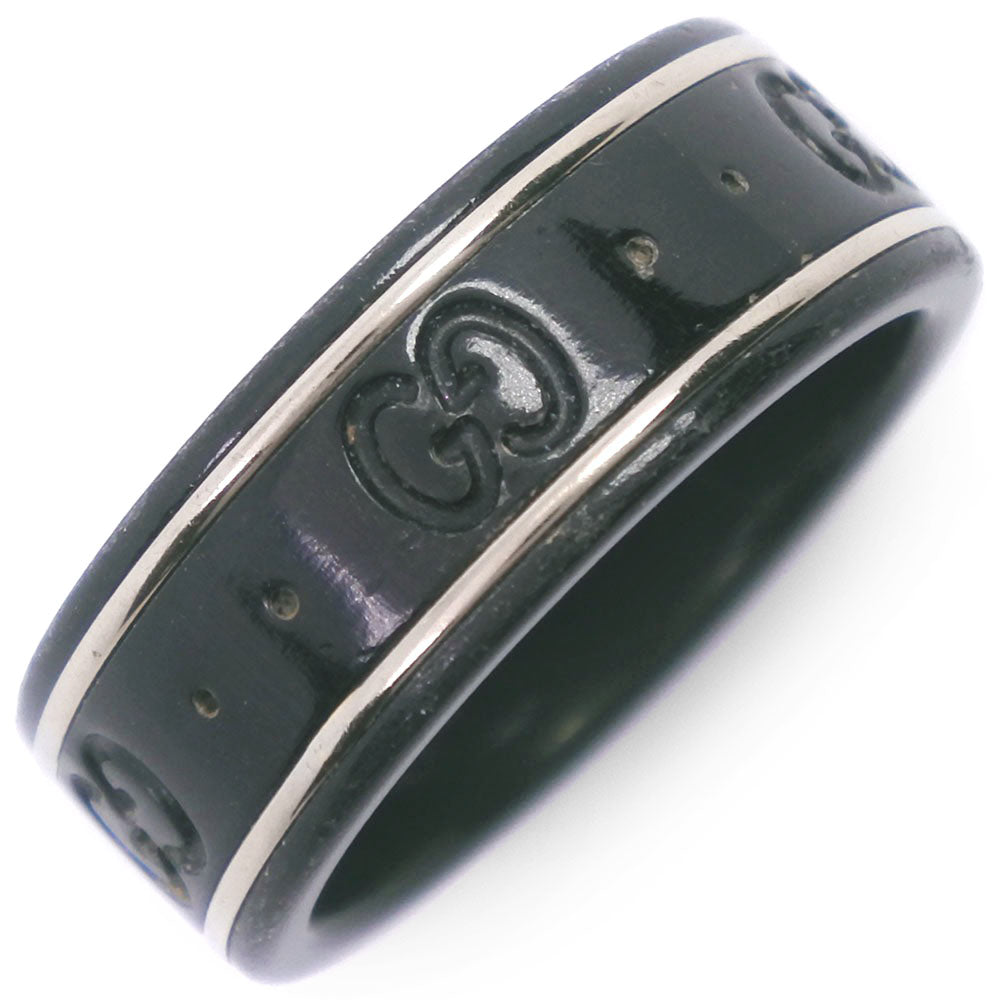 Gucci Icon Black Ceramic Ring Jewelry ()