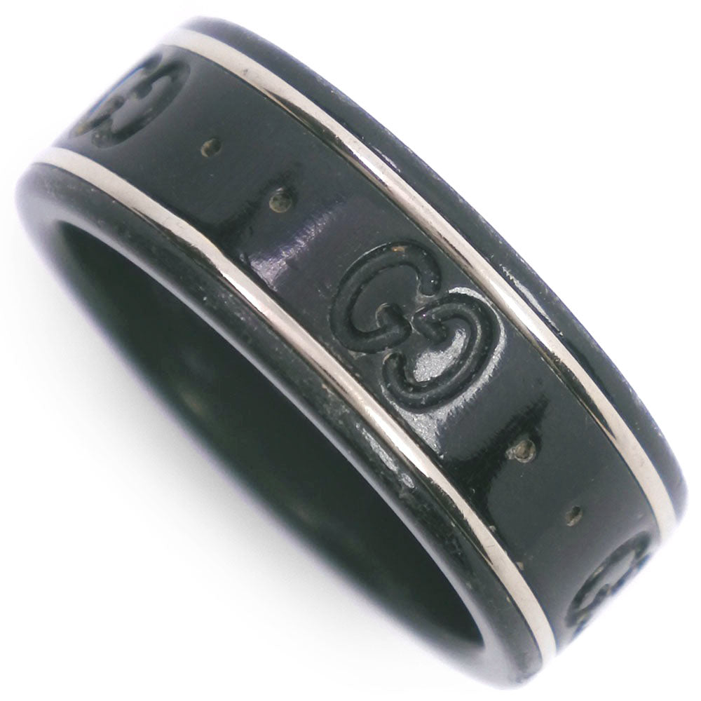 Gucci Icon Black Ceramic Ring Jewelry ()