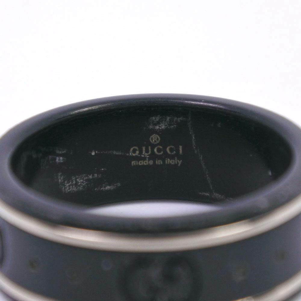 Gucci Icon Black Ceramic Ring Jewelry ()