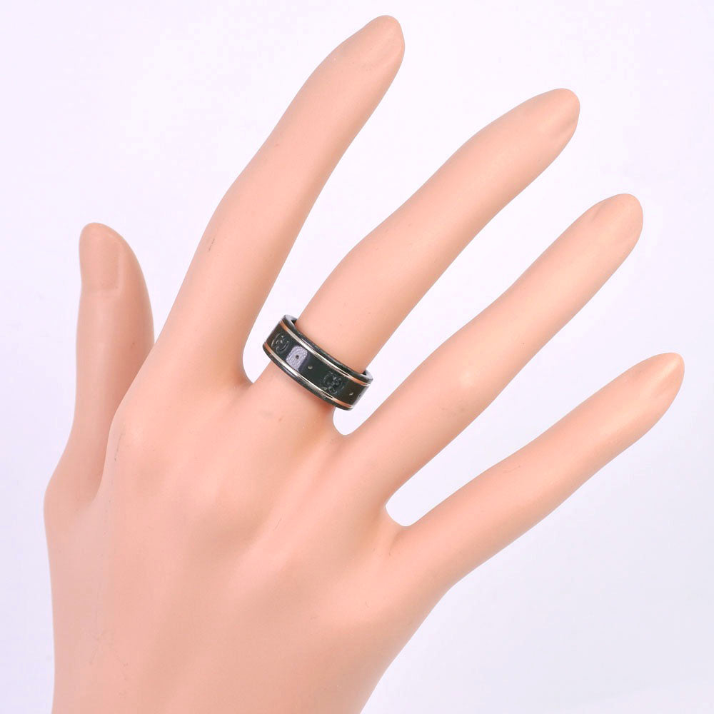 Gucci Icon Black Ceramic Ring Jewelry ()