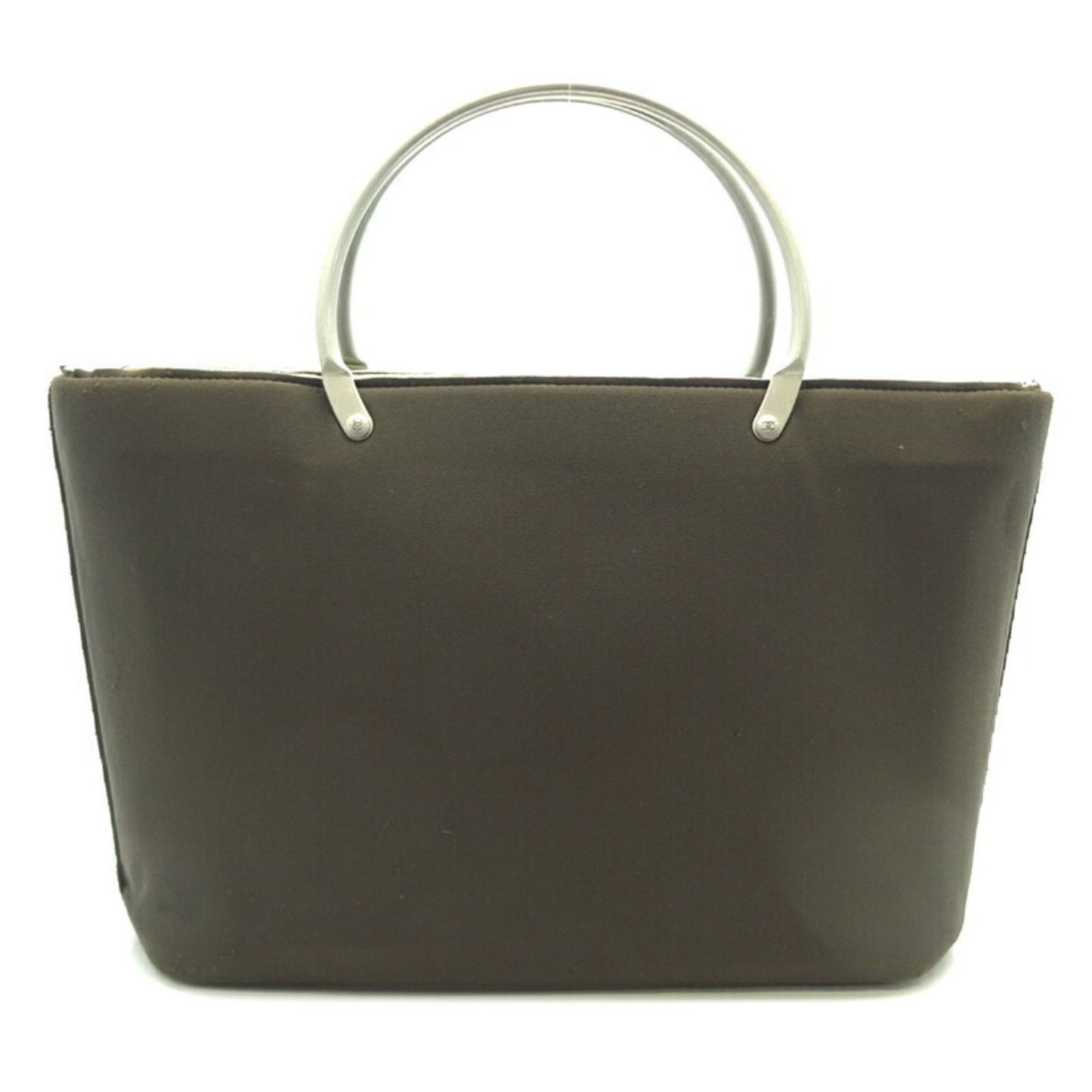 Chanel Brown Synthetic Vintage handbag bag