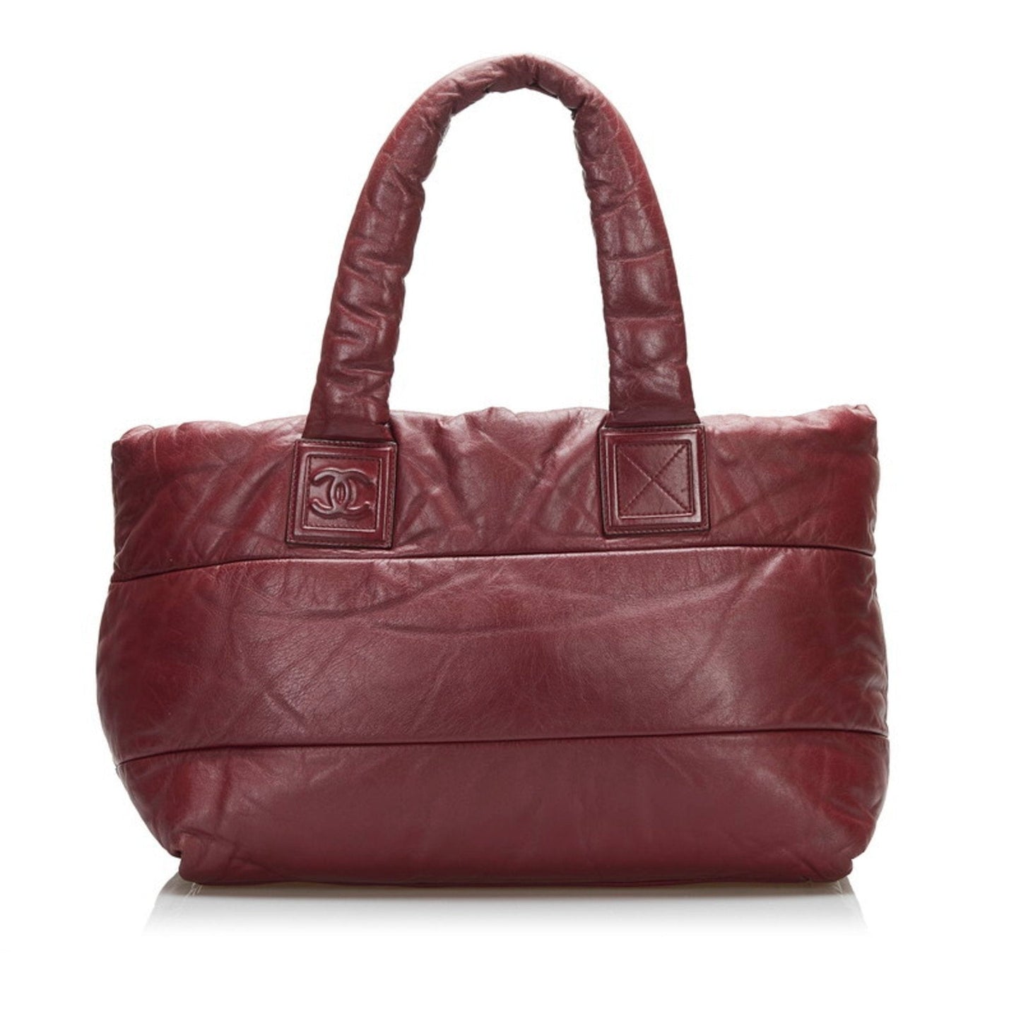 Chanel Bordeaux Leather  handbag bag