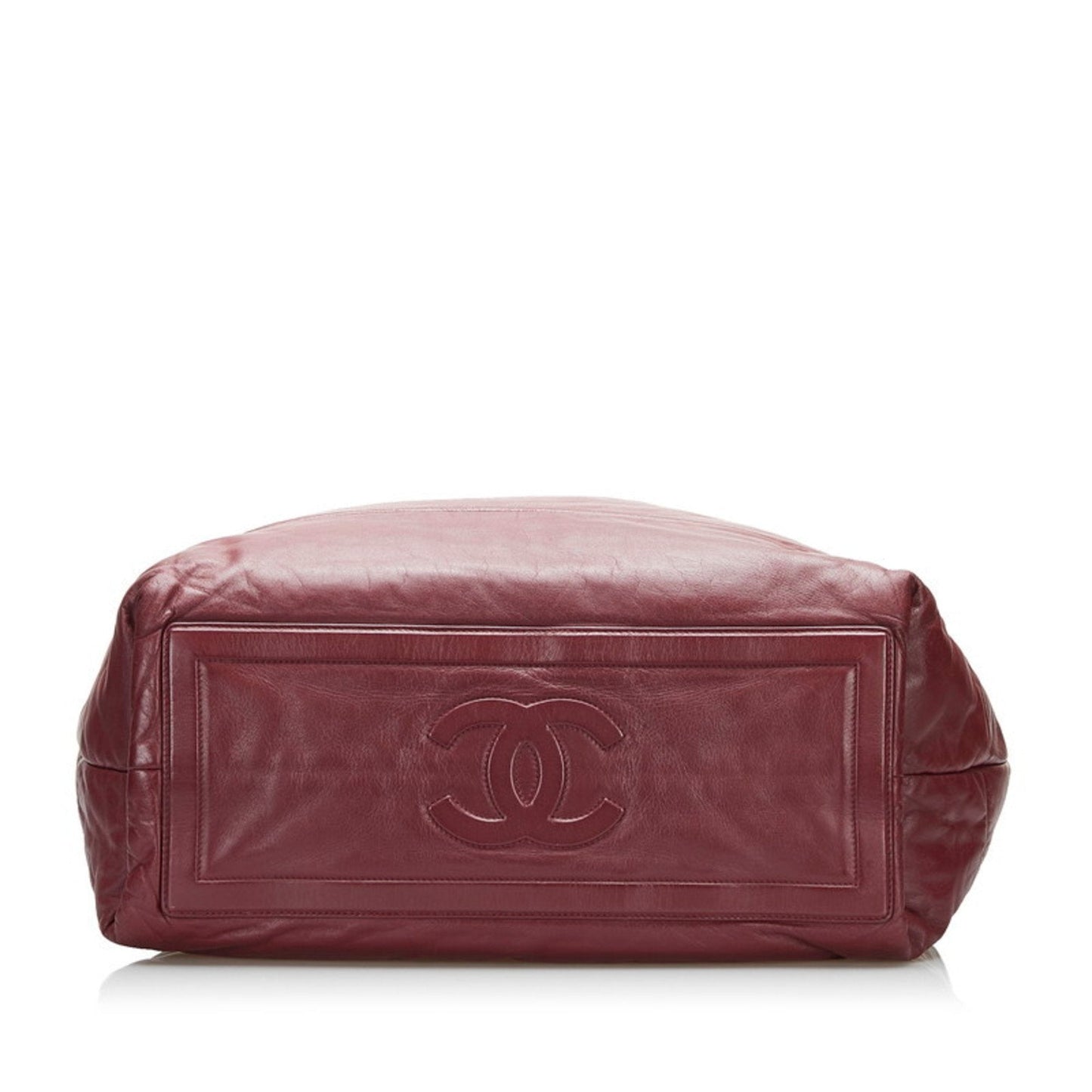 Chanel Bordeaux Leather  handbag bag