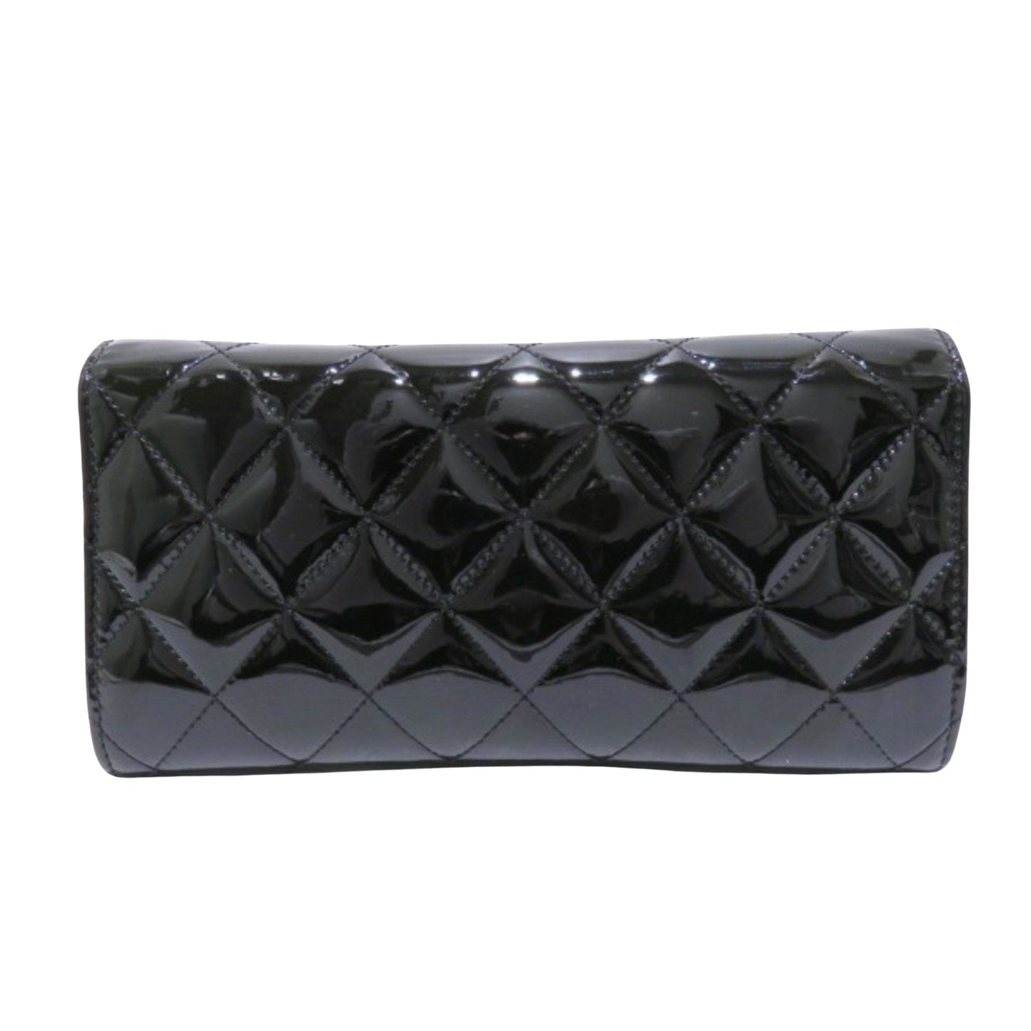 Chanel Black Patent leather  wallet accessories