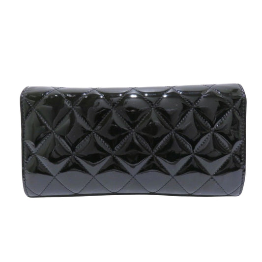 Chanel Black Patent leather  wallet accessories