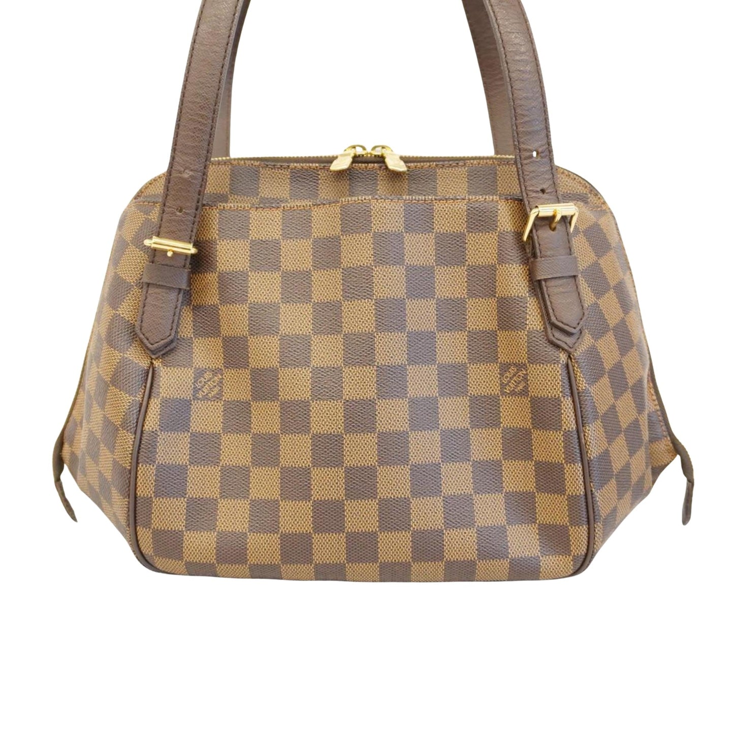Louis Vuitton Belem Mm  Canvas Shoulder Bag ()