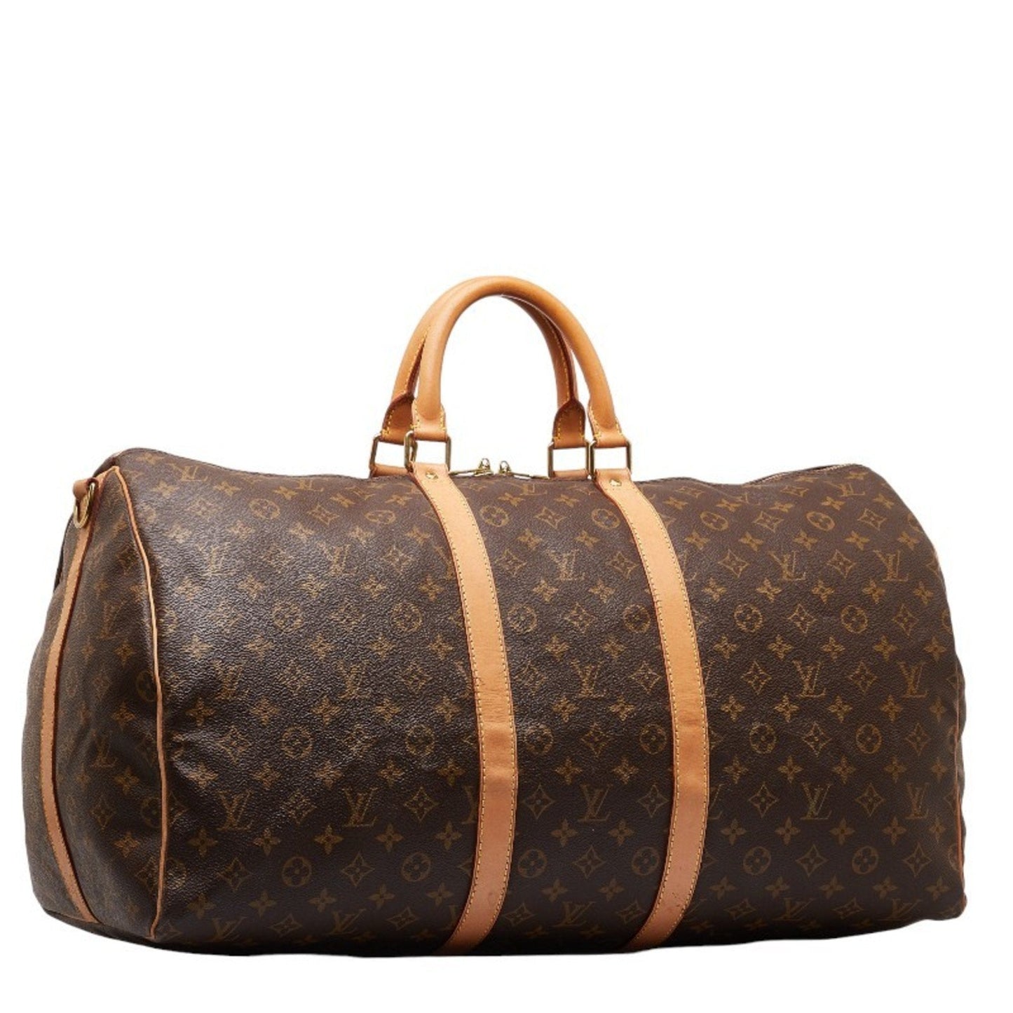 Louis Vuitton Keepall Bandoulière 55  Canvas Travel Bag ()