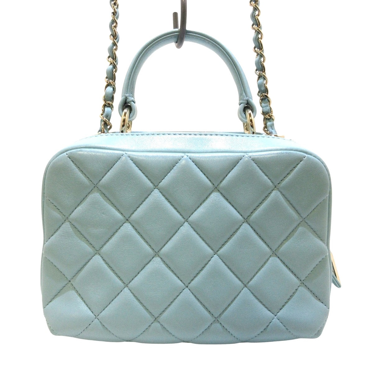 Chanel Blue Leather Trendy CC shoulder bag