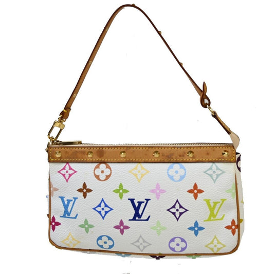 Louis Vuitton Pochette Accessoires  Canvas Clutch Bag ()