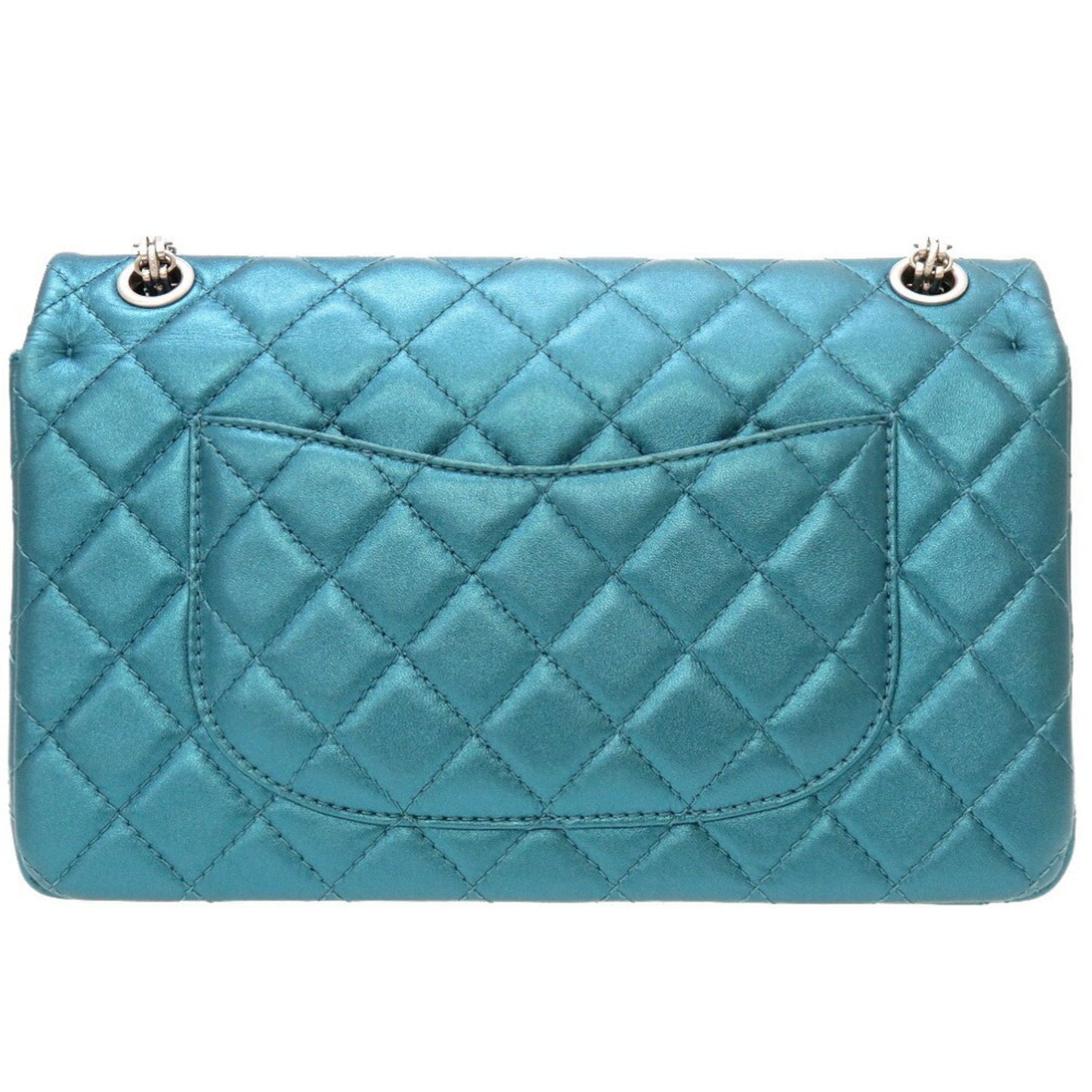 Chanel Blue Leather 2.55 shoulder bag