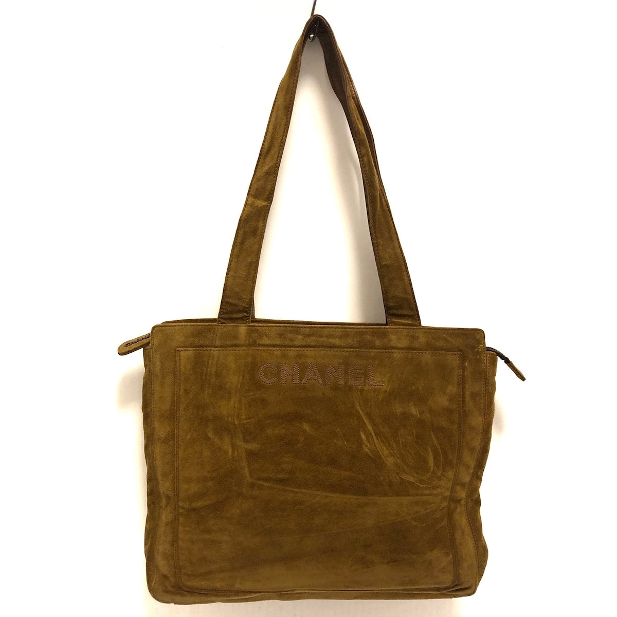 Chanel Brown Suede  shoulder bag