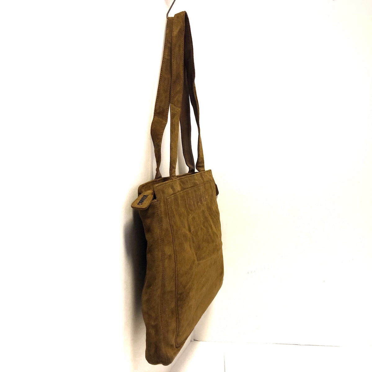 Chanel Brown Suede  shoulder bag