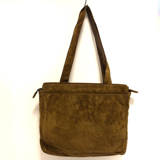 Chanel Brown Suede  shoulder bag