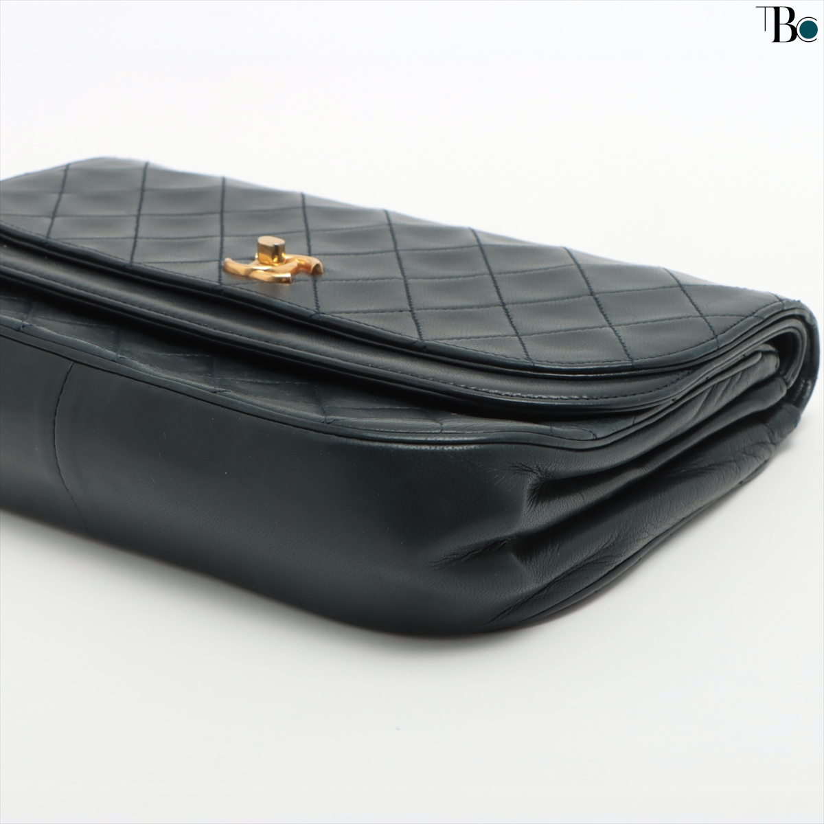 Chanel Blue Leather Timeless handbag bag