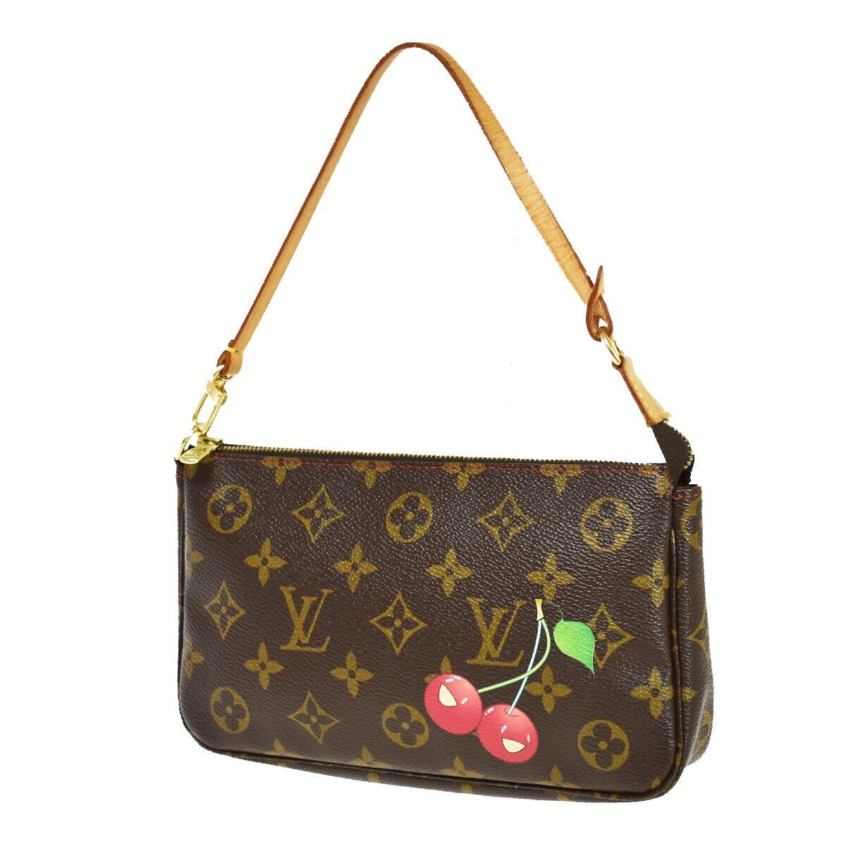 Louis Vuitton Pochette Accessoires  Canvas Clutch Bag ()