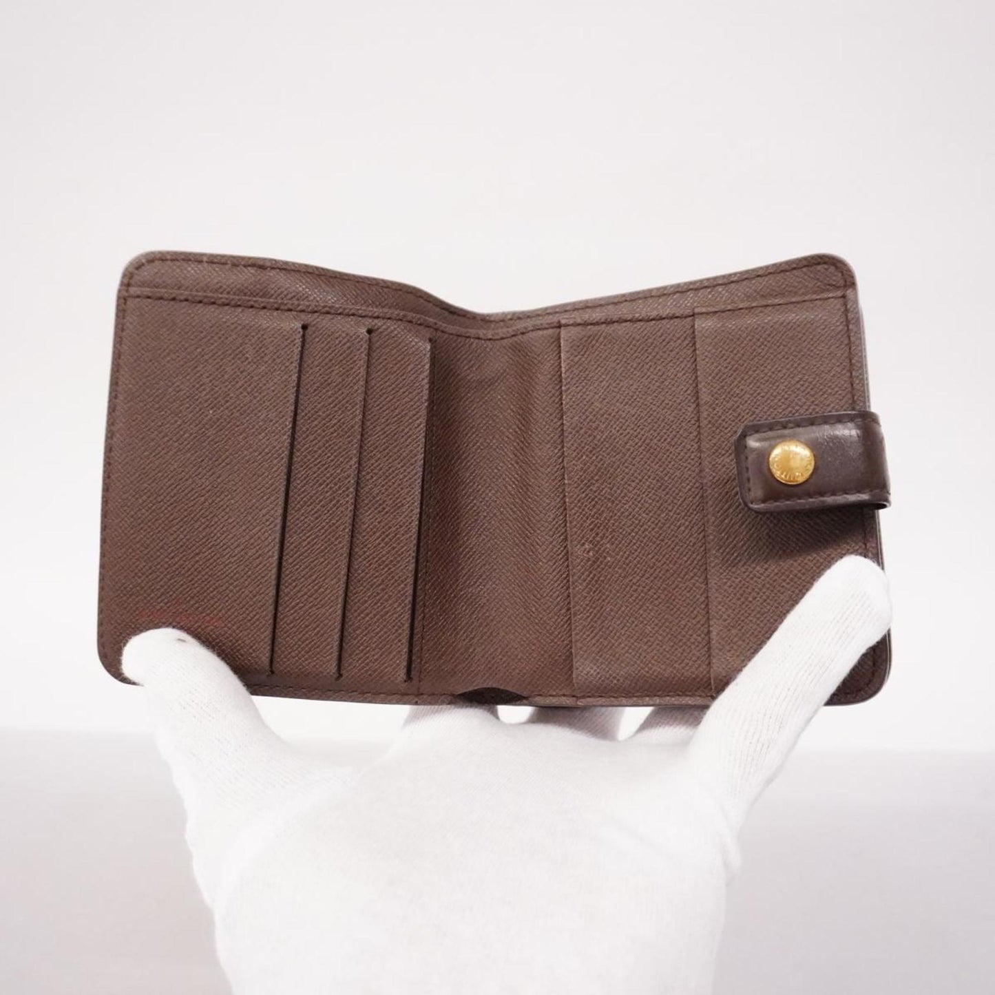 Louis Vuitton Compact Zip  Canvas Wallet  ()