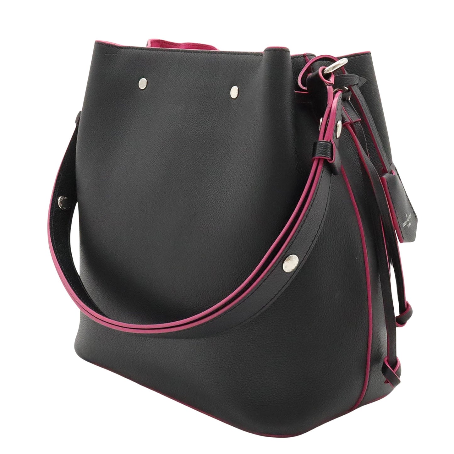 Louis Vuitton Lockme Bucket  Leather Shoulder Bag ()