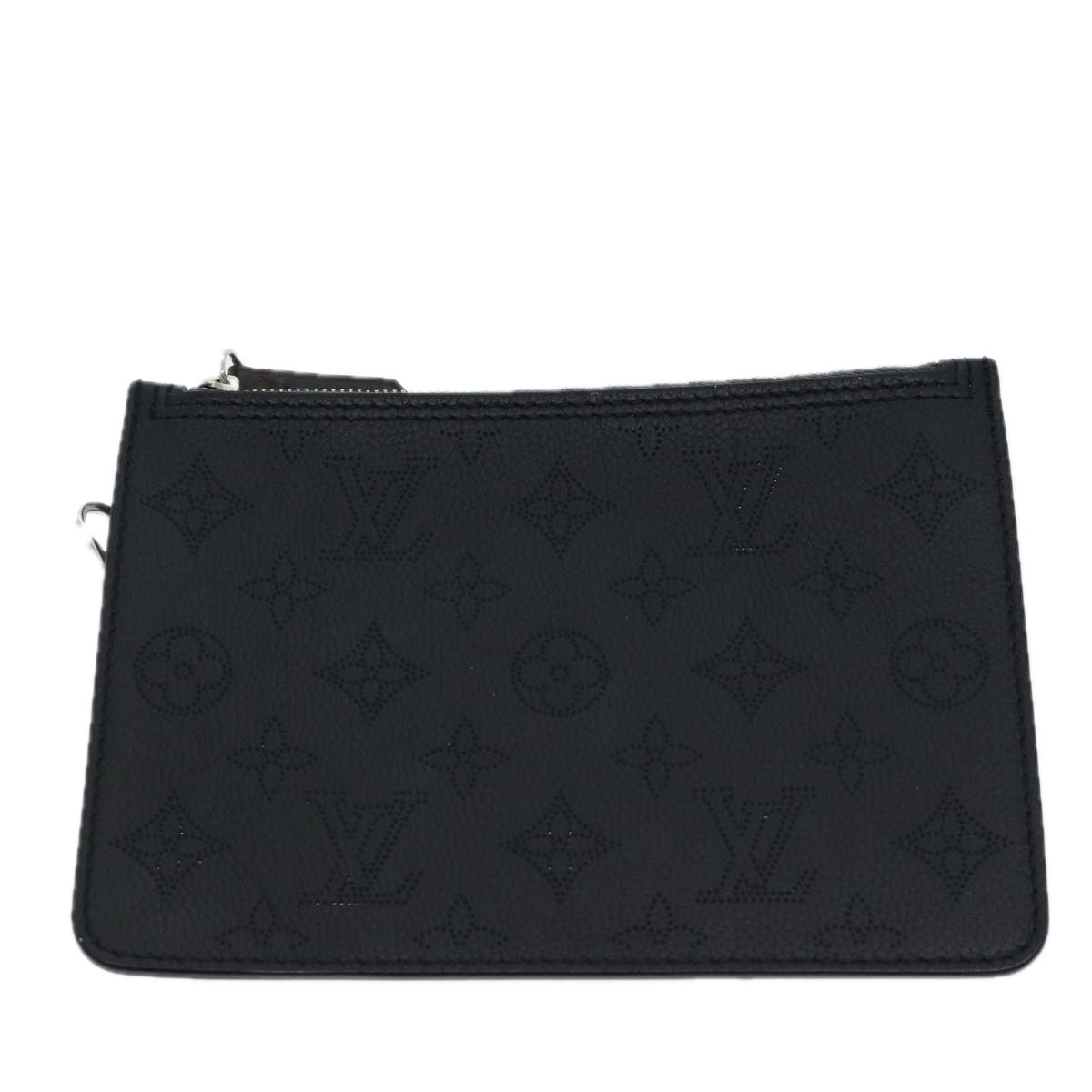 Louis Vuitton Pochette Neverfull  Leather Clutch Bag ()