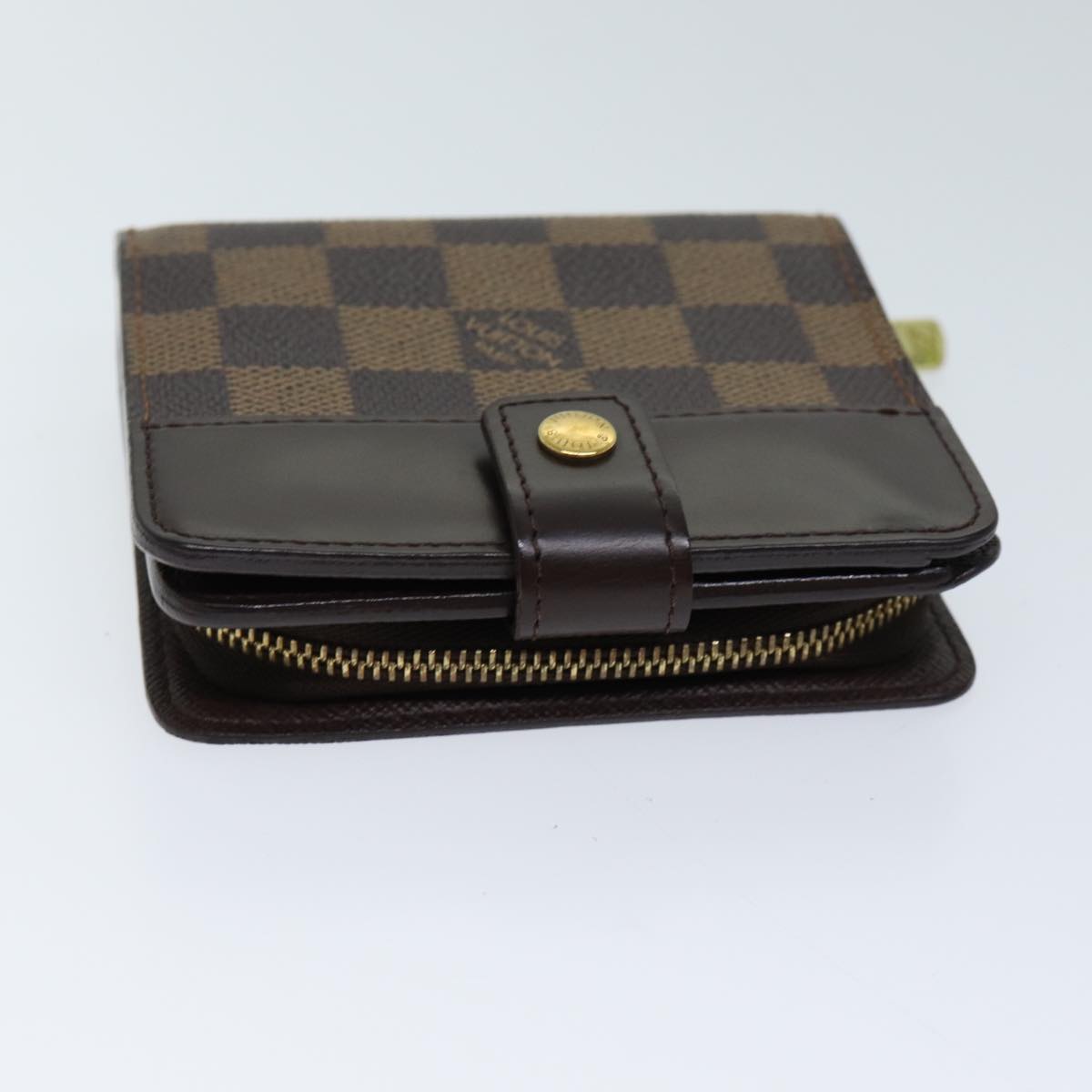 Louis Vuitton Compact Zip  Canvas Wallet  ()
